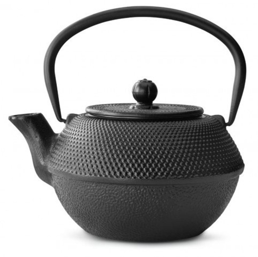 Thee the art of tea Theepot | Bredemeijer Theepot Gietijzer Jang Zwart