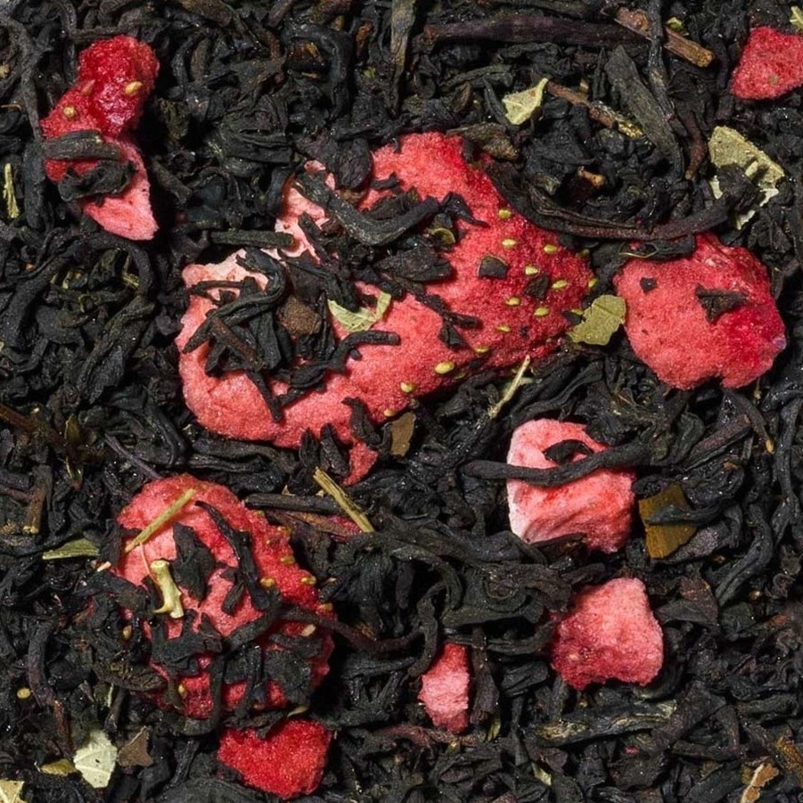 Thee the art of tea | Aardbeien Slagroom Zwarte Thee