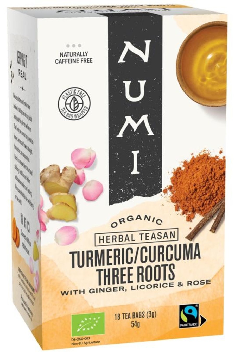 Thee the art of tea Overige | Numi Tea Tumeric Tea - Three Roots