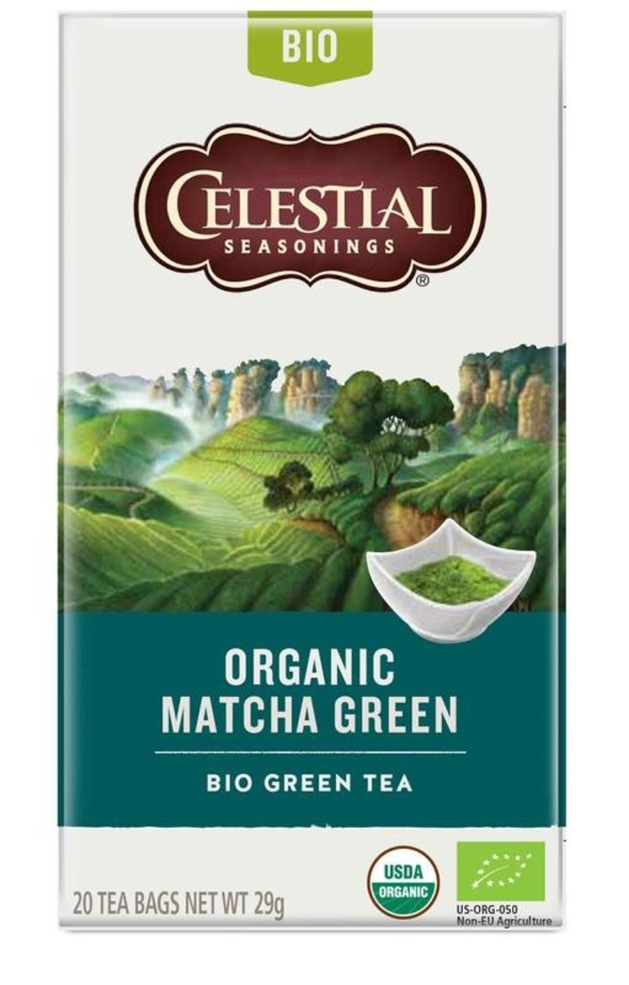 Thee the art of tea Overige | Celestial Seasonings Organic Matcha Green