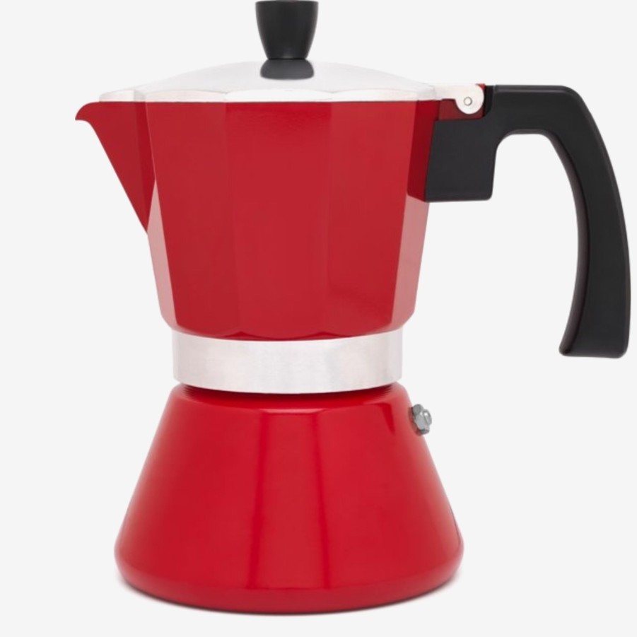 Koffie the art of tea Percolator | Leopold Vienna Percolator Tivoli Rood Voor 6 Kopjes Espresso